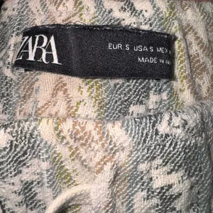 Zara Womens Small Geometric‎ Aztec Print Knit Shorts Green Tan Drawstring Boho thumbnail 2