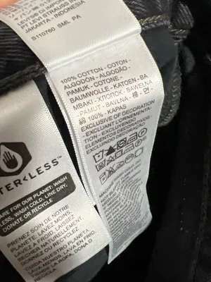 #32 NWOT Levi’s Black ‘94 Baggy Jeans Size 28 thumbnail 6