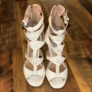 Steve madden White Strappy Heeled Sandals thumbnail 5