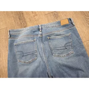American Eagle TOMGIRL Button Fly Denim Jeans Stretch 14 Long Tall thumbnail 7