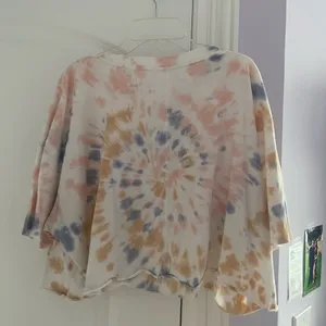 Flirtitude Cropped tie-dye T-shirt thumbnail 2