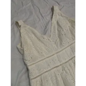 Altar'd State White Eyelet V-Neck Maxi Dress thumbnail 3