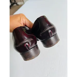 Bottega Veneta Sz 35.5 Merlot Astaire Calfskin Leather Slip On Loafer Shoes thumbnail 6