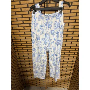 Joyspun White And Blue Ocean Print Pajama Pant Set Size‎ XS thumbnail 5