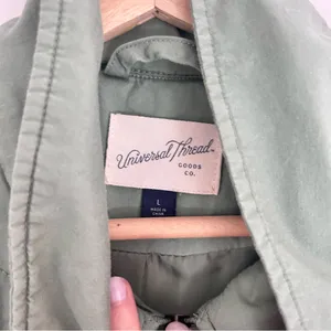 Universal threads green quilted coat size large thumbnail 2