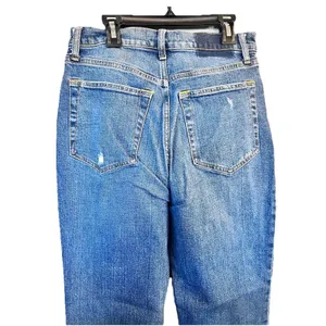 Abercrombie & Fitch The Ankle Straight Ultra High Rise Blue‎ Jeans Women's 28/6L thumbnail 5