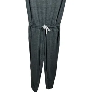 Vuori All Day Jumpsuit Jogger size XS Heather Olive Green Athleisure thumbnail 6