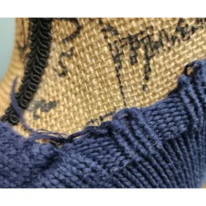 Eddie Bauer Medium Striped V Neck Knit‎ Sweater Blue Yellow Green Casual thumbnail 2
