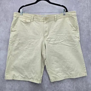 Old Navy Tan Khaki Low Waist Cotton Bottoms‎ Pants Shorts Plus 20 thumbnail 1