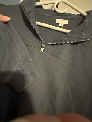 Colsie crop sweatshirt sz L Gray Size L thumbnail 4