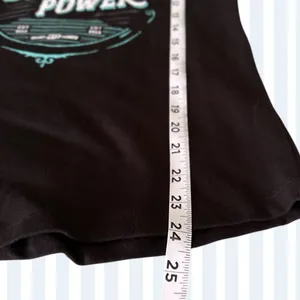 Ariat Diesel Black Tank Top w Turquoise Blue Graphic Logo LG thumbnail 5
