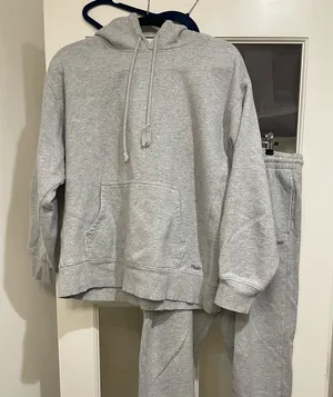 Aritzia TNA Gray Hoodie and Sweatpants Set thumbnail 1
