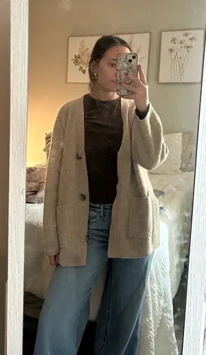 H and M Oversize Cardigan thumbnail 1