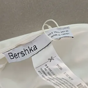 NWT! Bershka White Bow Tie Open Back Top Size S thumbnail 4