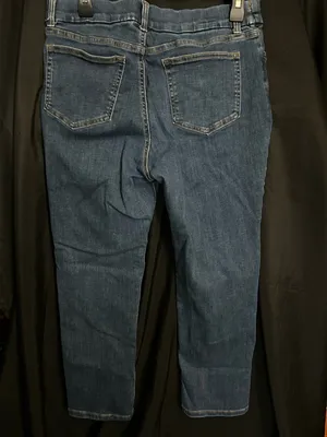 Denim & Company Women’s Dark Blue Distressed Jeans 12P thumbnail 2