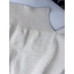 Maeve by Anthropologie‎ Oatmeal Beige Open Tie Back Knit Sweater Vest One Size thumbnail 10