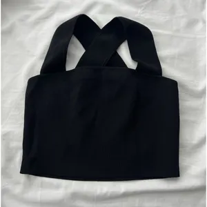 Aritzia Babaton Torsten Knit Top Black Minimalist Timeless Modern Women’s Medium thumbnail 4