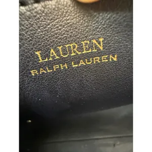 Lauren Ralph Lauren Tote Bag Women OS Blue Red Plaid Faux Leather Quiet Luxury thumbnail 11