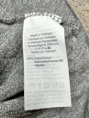 Madewell Whisper Cotton Crewneck Tee Small S Grey Heather Short Sleeve C0984 thumbnail 4