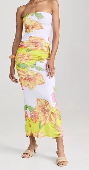 Floral maxi dress thumbnail 1