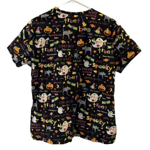 Women's Holiday Scrub Tops Size M Size M thumbnail 2