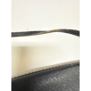 Kate Spade New York Black Saffiano Leather Crossbody Bag Gold Hardware Flap Snap thumbnail 9