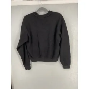 SKIMS Unisex Sweatshirt Black Cotton Blend Crewneck Pullover Medium thumbnail 2