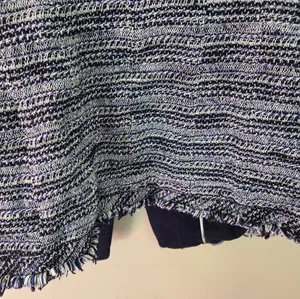 White House Black Market Blue and Black Tweed Jacket thumbnail 7