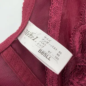 Wine Red Lace Shapewear Bodysuit Size L thumbnail 3