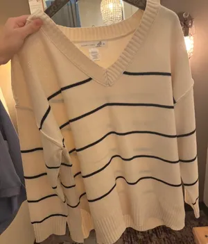 Altar'd State striped sweater thumbnail 1