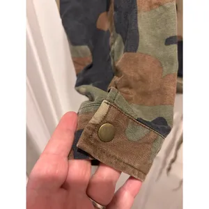 Lucky‎ Brand Womens Camo Utility Jacket Green Brown M Full Zip Military Canvas thumbnail 5