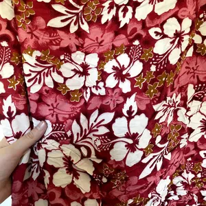 Red floral midi wraparound skirt fabric fabric rectangle 27‎ inches X 20 inches thumbnail 6