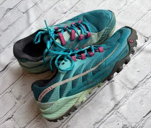 Merrell All Out Charge Trail Running Shoes 7.5 ALGIERS BLUE/ADVENTURINE Womens thumbnail 1