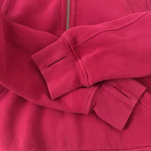 Lululemon Scuba Oversized Half-Zip Hoodie Pomegranate M/L thumbnail 6