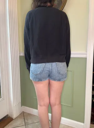 All in Motion black crew neck sweatshirt thumbnail 3