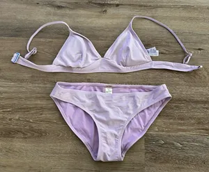 NWOT womens adjustable small old navy lavender / lilac bathing suit thumbnail 1