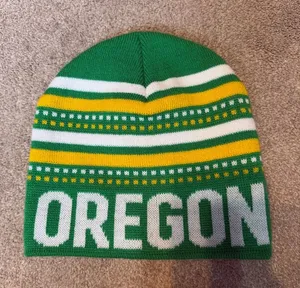 Captivating Oregon Ducks‎ Green Beanie thumbnail 1