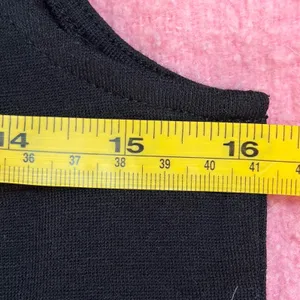 Club Monaco Black Wool Cashmere Blend Sleeveless Turtleneck Top Size M‎ NEW thumbnail 4