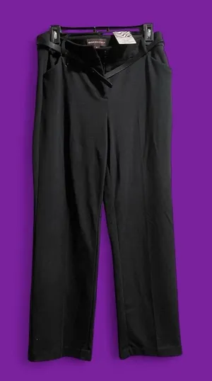 Dana Buchman Classic Black Women's Trousers thumbnail 1
