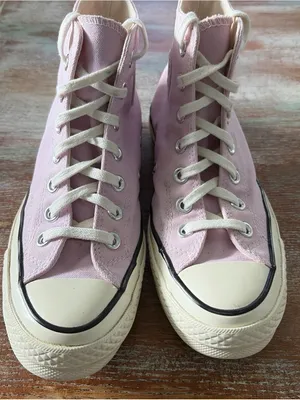 Converse Chuck Taylor All Star Canvas High Top Lavender Size Women's 6.5 Men 4.5 thumbnail 3
