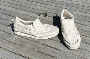 Sperry • Women's Moc-Sider Nylon Slip-On cream Size‎ 8.5 thumbnail 1