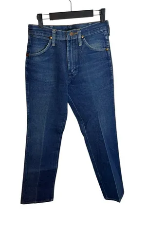 Wrangler Vintage Mid Rise Straight Leg Pleated Jeans thumbnail 1