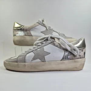 Vintage Havana Dixie Women's Fashion Sneakers Glitter Fluffy Toe Size 6 thumbnail 4