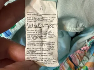Old Navy Seafoam Tropical-Print Athletic Shorts thumbnail 4