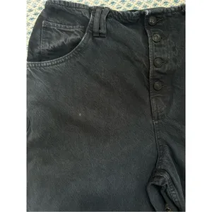 Free People Maryel Mid-Rise Boyfriend Jeans in Blue Black Wash Size 31 Boho Fall thumbnail 5