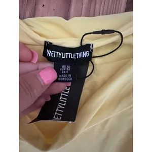 Pretty Little Things Yellow Half Sleeve Blouse Top thumbnail 4