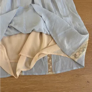 Rumored Mini Dress Heirloom Size S Pale Blue Peach thumbnail 4