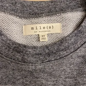 Miles by Madewell Embroidered-Trim Crop Sweatshirt C23‎ thumbnail 7