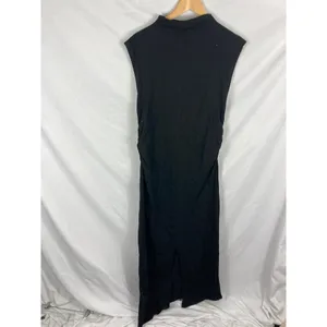 NWT ASOS High Neck Sleeveless Maxi Dress Black Size 14 thumbnail 4