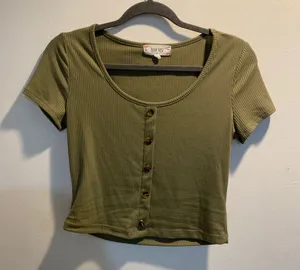 Green Crop Top thumbnail 1
